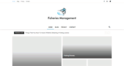 Desktop Screenshot of fisheriesmanagement.co.uk