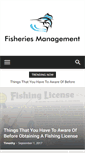 Mobile Screenshot of fisheriesmanagement.co.uk